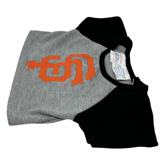 San Francisco Giants Build-A-Bear Gray & Black Raglan Shirt - Picture 8 of 12
